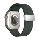 Dây đồng hồ nylon đàn hồi bốn sợi khóa nam châm một màu, Dành cho Apple Watch 46mm / 49mm / 45mm / 44mm, Dành cho Apple Watch 42mm / 41mm / 40mm / 38mm