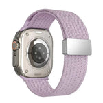 Dây đồng hồ nylon đàn hồi bốn sợi khóa nam châm một màu, Dành cho Apple Watch 46mm / 49mm / 45mm / 44mm, Dành cho Apple Watch 42mm / 41mm / 40mm / 38mm