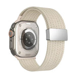 Dây đồng hồ nylon đàn hồi bốn sợi khóa nam châm một màu, Dành cho Apple Watch 46mm / 49mm / 45mm / 44mm, Dành cho Apple Watch 42mm / 41mm / 40mm / 38mm