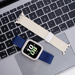 Dây đồng hồ nylon đàn hồi bốn sợi khóa nam châm một màu, Dành cho Apple Watch 46mm / 49mm / 45mm / 44mm, Dành cho Apple Watch 42mm / 41mm / 40mm / 38mm