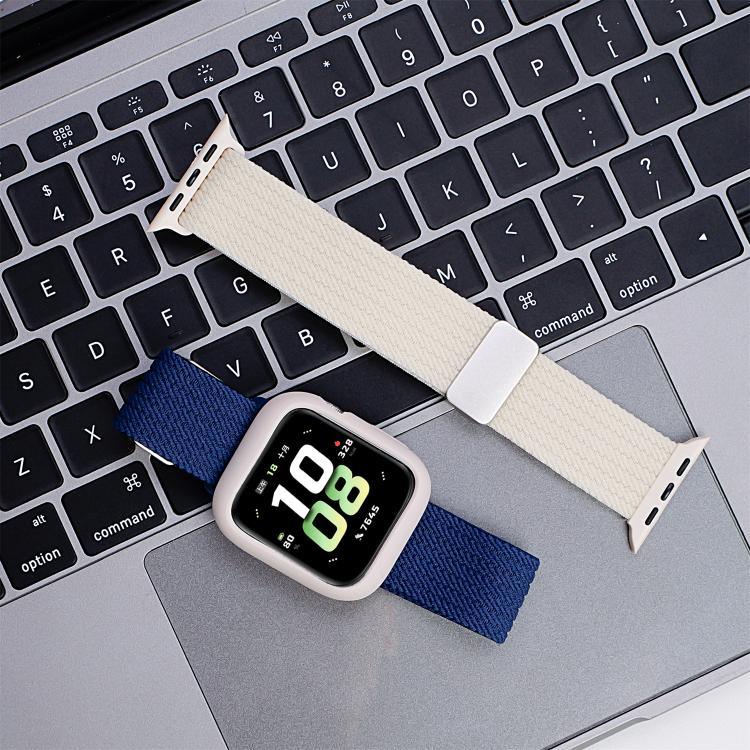 Dây đồng hồ nylon đàn hồi bốn sợi khóa nam châm một màu, Dành cho Apple Watch 46mm / 49mm / 45mm / 44mm, Dành cho Apple Watch 42mm / 41mm / 40mm / 38mm