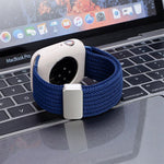 Dây đồng hồ nylon đàn hồi bốn sợi khóa nam châm một màu, Dành cho Apple Watch 46mm / 49mm / 45mm / 44mm, Dành cho Apple Watch 42mm / 41mm / 40mm / 38mm