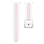 Dây Đồng Hồ Silicone Hai Màu Sọc Dọc Khóa Bạc, Dành Cho Samsung Galaxy Watch8 / Watch8 Classic