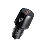 Sạc xe hơi sạc nhanh cổng đôi TE-P66 75W Type-C x 2 PD45W, TE-P66