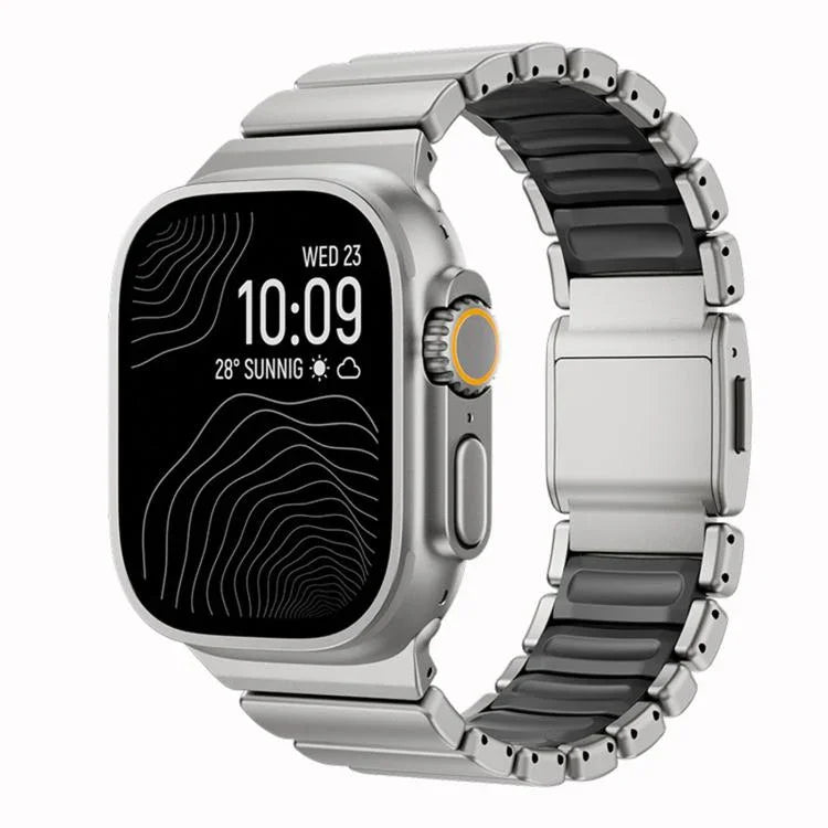 Dây đồng hồ kim loại titan khóa nam châm Norman, Dành cho Apple Watch 46mm / 49mm / 45mm / 44mm