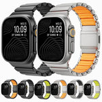 Dây đồng hồ kim loại titan khóa nam châm Norman, Dành cho Apple Watch 46mm / 49mm / 45mm / 44mm