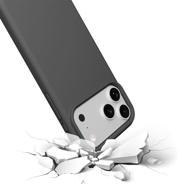 Ốp lưng điện thoại silicone lỏng có lỗ dây đeo chính hãng, dành cho iPhone 17 Pro Max, iPhone 17 Pro, iPhone 17