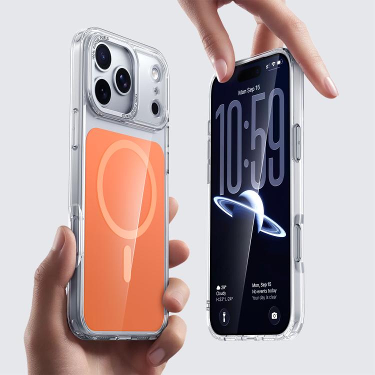 Ốp lưng điện thoại Kalebol trong suốt có nam châm MagSafe cảm giác da, dành cho iPhone 17 Pro Max, iPhone 17 Pro, iPhone 17, iPhone Air