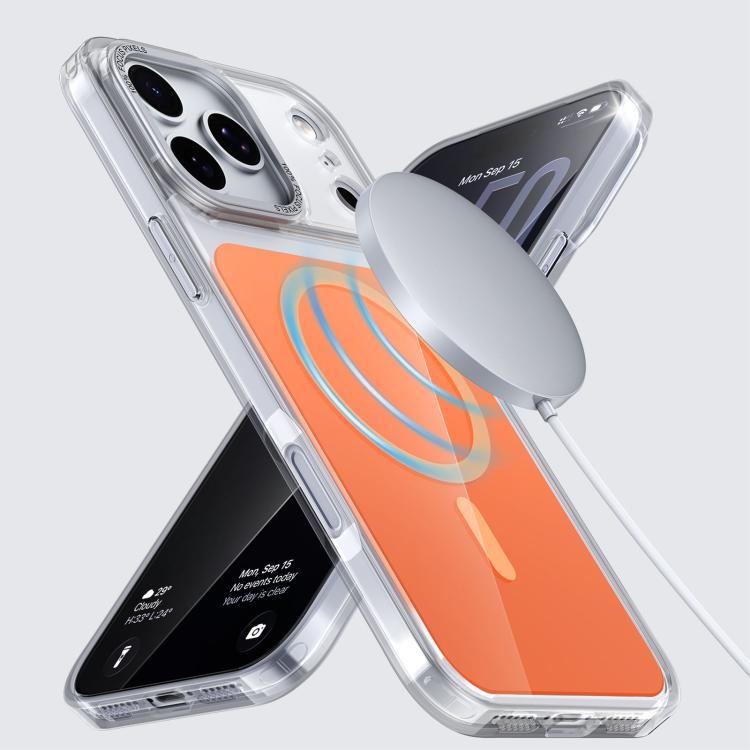 Ốp lưng điện thoại Kalebol trong suốt có nam châm MagSafe cảm giác da, dành cho iPhone 17 Pro Max, iPhone 17 Pro, iPhone 17, iPhone Air