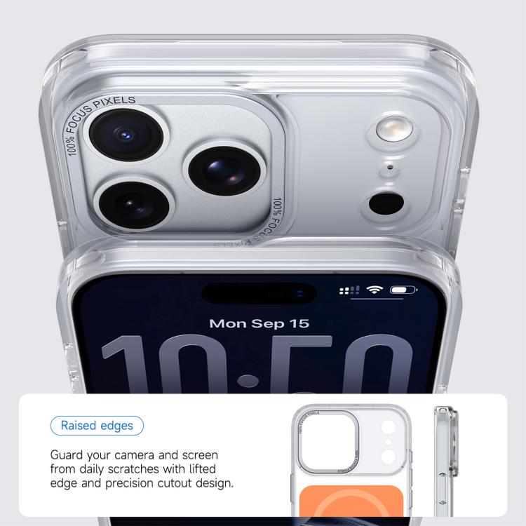 Ốp lưng điện thoại Kalebol trong suốt có nam châm MagSafe cảm giác da, dành cho iPhone 17 Pro Max, iPhone 17 Pro, iPhone 17, iPhone Air