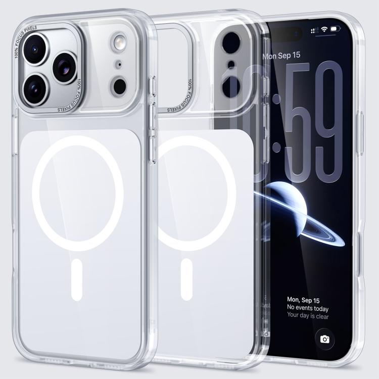 Ốp lưng điện thoại Kalebol trong suốt có nam châm MagSafe cảm giác da, dành cho iPhone 17 Pro Max, iPhone 17 Pro, iPhone 17, iPhone Air