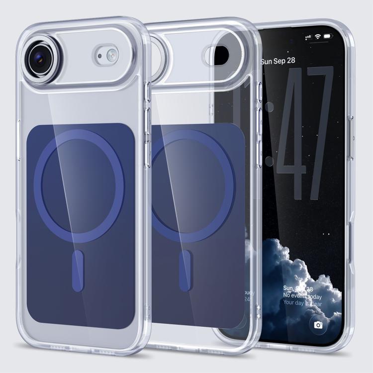 Ốp lưng điện thoại Kalebol trong suốt có nam châm MagSafe cảm giác da, dành cho iPhone 17 Pro Max, iPhone 17 Pro, iPhone 17, iPhone Air