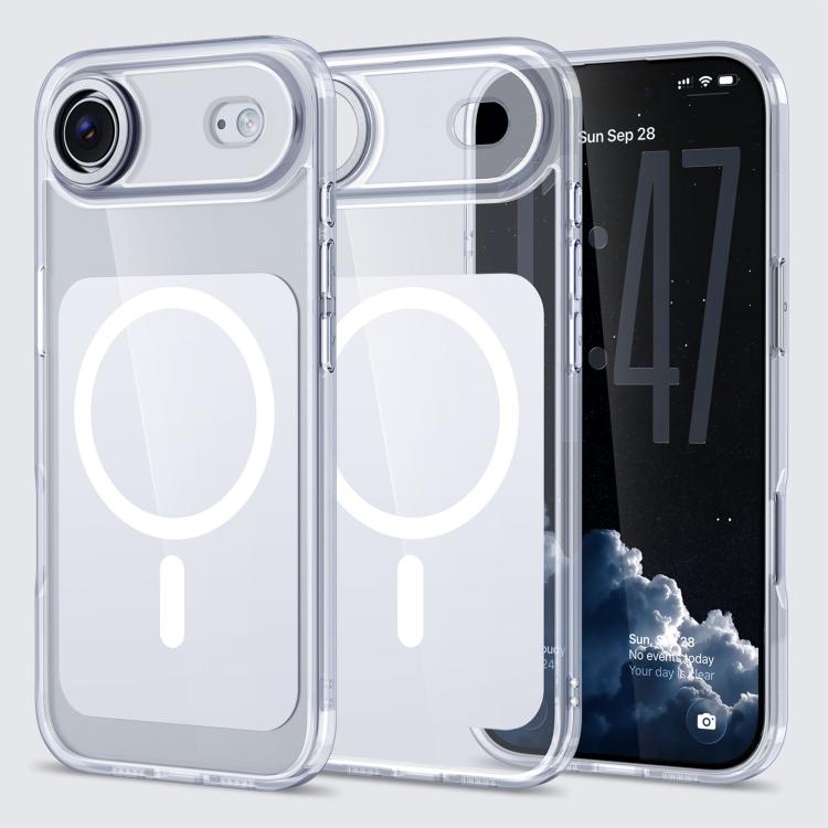 Ốp lưng điện thoại Kalebol trong suốt có nam châm MagSafe cảm giác da, dành cho iPhone 17 Pro Max, iPhone 17 Pro, iPhone 17, iPhone Air