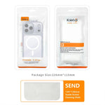 Ốp lưng điện thoại Kalebol trong suốt có nam châm MagSafe cảm giác da, dành cho iPhone 17 Pro Max, iPhone 17 Pro, iPhone 17, iPhone Air