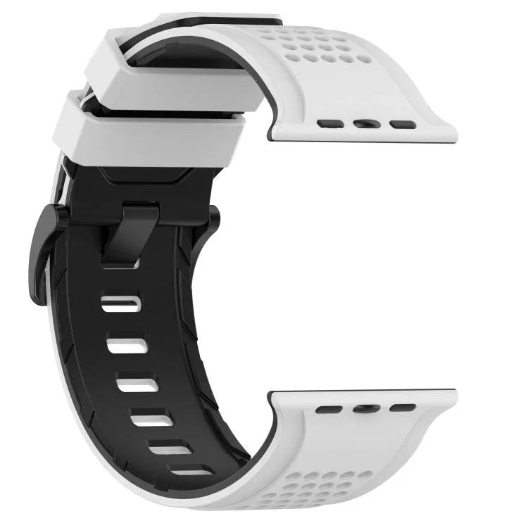Dây đồng hồ silicone thoáng khí họa tiết caro, Dành cho Apple Watch 46mm / 49mm / 45mm / 44mm
