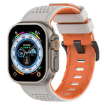 Dây đồng hồ silicone thoáng khí họa tiết caro, Dành cho Apple Watch 46mm / 49mm / 45mm / 44mm