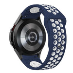Dây đồng hồ silicone khóa ngược hai màu, Dành cho Samsung Galaxy Watch FE / 7 / 6 / 5 / 4
