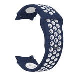 Dây đồng hồ silicone khóa ngược hai màu, Dành cho Samsung Galaxy Watch FE / 7 / 6 / 5 / 4