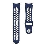 Dây đồng hồ silicone khóa ngược hai màu, Dành cho Samsung Galaxy Watch FE / 7 / 6 / 5 / 4