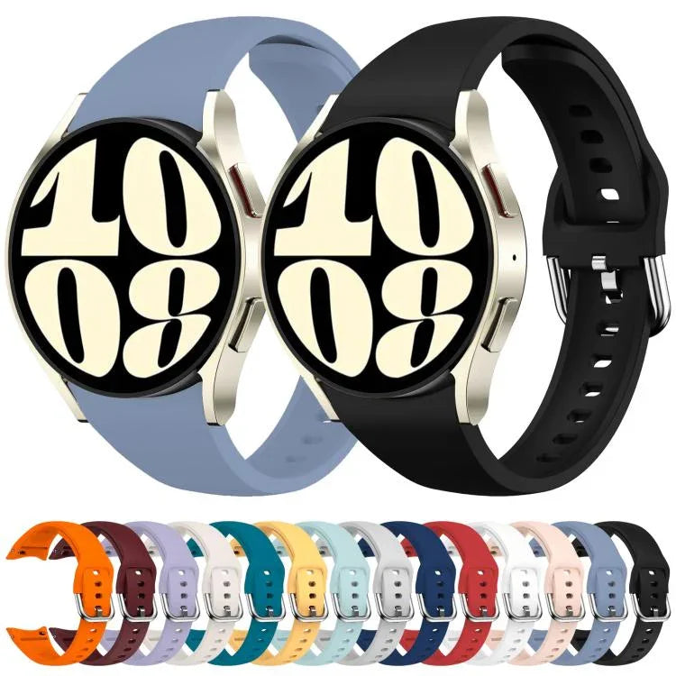 Dây đồng hồ silicone mảnh, Dành cho Samsung Galaxy Watch FE / 7 / 6 / 5 / 4