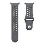 Dây đồng hồ silicone khóa ngược lỗ tròn hai màu, Dành cho Samsung Galaxy Watch Ultra 47mm / Ultra 2025
