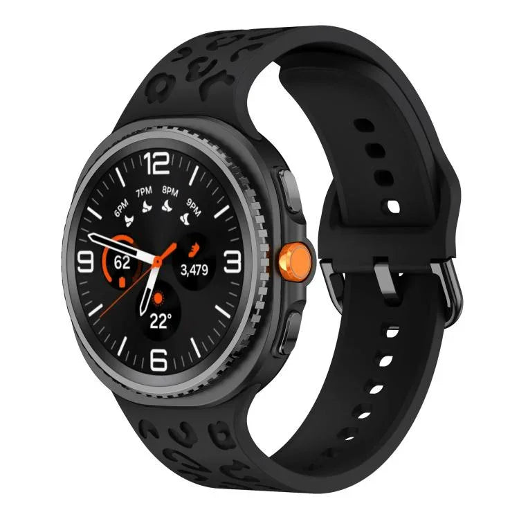 Dây đồng hồ silicone họa tiết báo, Dành cho Samsung Galaxy Watch8 / Watch8 Classic