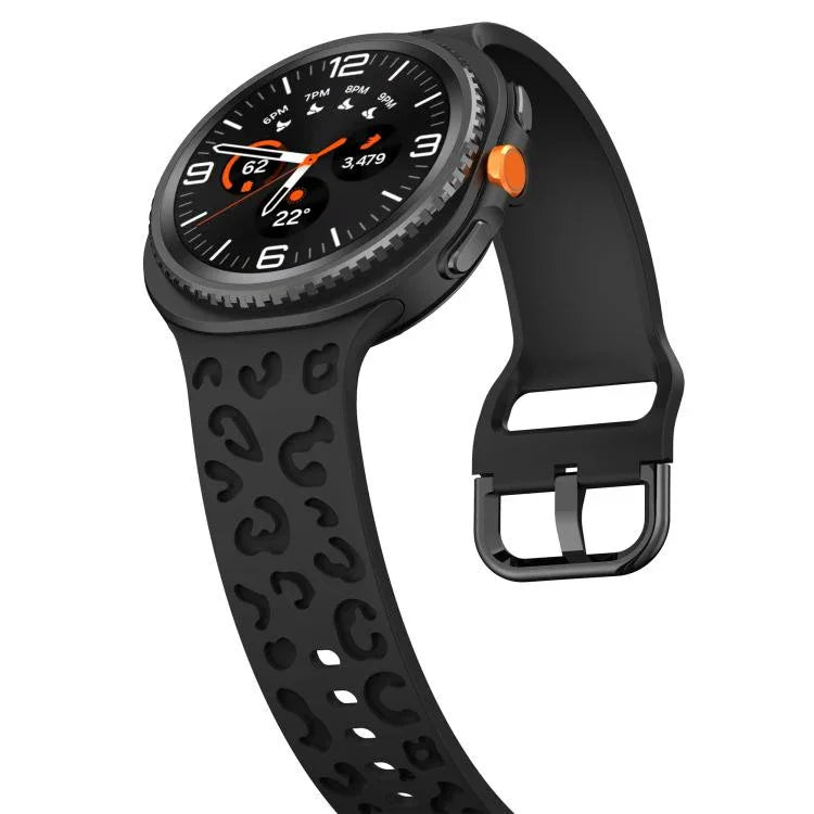Dây đồng hồ silicone họa tiết báo, Dành cho Samsung Galaxy Watch8 / Watch8 Classic
