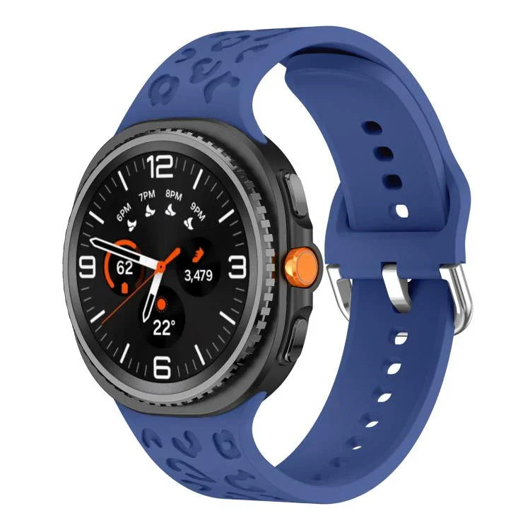 Dây đồng hồ silicone họa tiết báo, Dành cho Samsung Galaxy Watch8 / Watch8 Classic