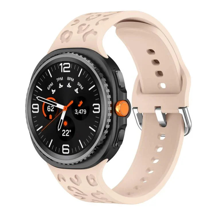 Dây đồng hồ silicone họa tiết báo, Dành cho Samsung Galaxy Watch8 / Watch8 Classic