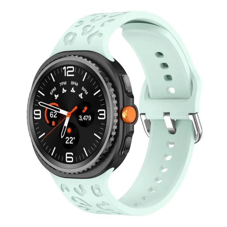 Dây đồng hồ silicone họa tiết báo, Dành cho Samsung Galaxy Watch8 / Watch8 Classic