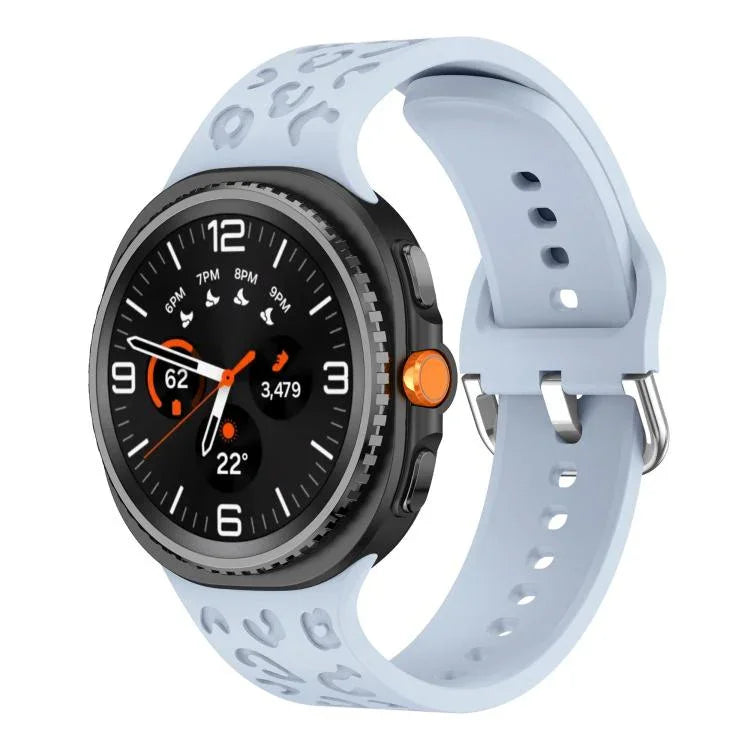 Dây đồng hồ silicone họa tiết báo, Dành cho Samsung Galaxy Watch8 / Watch8 Classic
