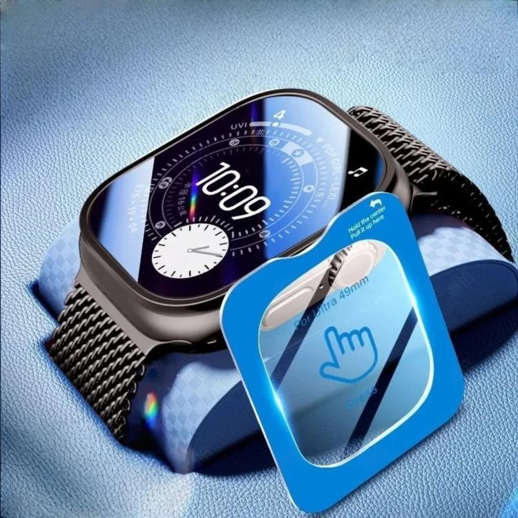 Miếng dán kính cường lực chống dấu vân tay toàn màn hình HD dễ lắp đặt, Dành cho Apple Watch Ultra 3 / 2 / 1 49mm