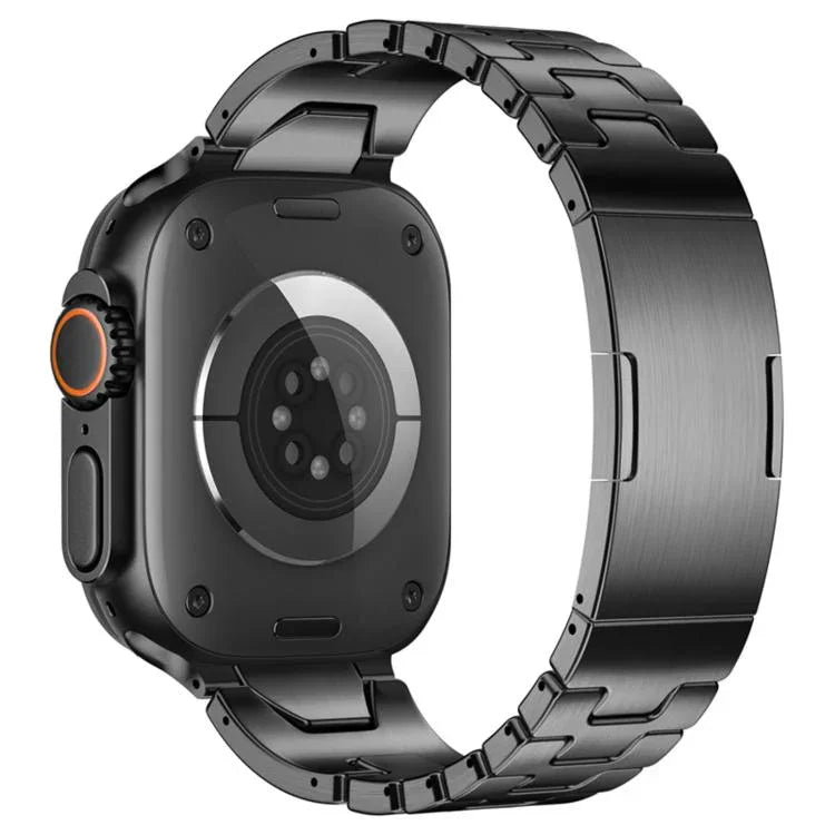 Dây đồng hồ thép không gỉ khóa bướm QuickB kiểu H, dành cho Apple Watch 44mm / 45mm / 46mm / 49mm, dành cho Apple Watch 42mm / 41mm / 40mm / 38mm