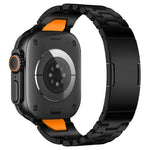 Dây đồng hồ thép không gỉ khóa bướm QuickB kiểu H, dành cho Apple Watch 44mm / 45mm / 46mm / 49mm, dành cho Apple Watch 42mm / 41mm / 40mm / 38mm