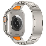 Dây đồng hồ thép không gỉ khóa bướm QuickB kiểu H, dành cho Apple Watch 44mm / 45mm / 46mm / 49mm, dành cho Apple Watch 42mm / 41mm / 40mm / 38mm
