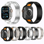 Dây đồng hồ thép không gỉ khóa bướm QuickB kiểu H, dành cho Apple Watch 44mm / 45mm / 46mm / 49mm, dành cho Apple Watch 42mm / 41mm / 40mm / 38mm
