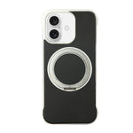 Frameless Leather-Skin PC MagSafe Holder Phone Case, For iPhone 17 Pro Max, For iPhone 17 Pro, For iPhone 17, For iPhone Air, For iPhone 16 Pro Max, For iPhone 16 Pro