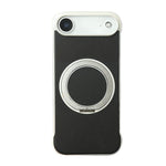 Frameless Leather-Skin PC MagSafe Holder Phone Case, For iPhone 17 Pro Max, For iPhone 17 Pro, For iPhone 17, For iPhone Air, For iPhone 16 Pro Max, For iPhone 16 Pro