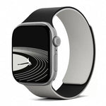 Dây đồng hồ silicone nam châm hai tông màu họa tiết vỏ quả vải, dành cho Apple Watch 46mm / 49mm / 45mm / 44mm, dành cho Apple Watch 42mm / 41mm / 40mm / 38mm