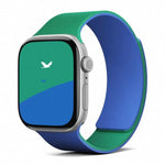 Dây đồng hồ silicone nam châm hai tông màu họa tiết vỏ quả vải, dành cho Apple Watch 46mm / 49mm / 45mm / 44mm, dành cho Apple Watch 42mm / 41mm / 40mm / 38mm