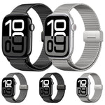 Dây đồng hồ kim loại titan toàn phần khóa nam châm Milanese, dành cho Apple Watch 46mm / 49mm / 45mm / 44mm