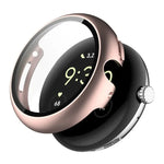 Miếng dán kính cường lực phủ toàn bộ ENKAY Hat-Prince tích hợp ốp PC cho Google Pixel Watch 4 45mm, Dành cho Google Pixel Watch 4 41mm