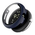 Miếng dán kính cường lực phủ toàn bộ ENKAY Hat-Prince tích hợp ốp PC cho Google Pixel Watch 4 45mm, Dành cho Google Pixel Watch 4 41mm