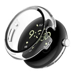 Miếng dán kính cường lực phủ toàn bộ ENKAY Hat-Prince tích hợp ốp PC cho Google Pixel Watch 4 45mm, Dành cho Google Pixel Watch 4 41mm