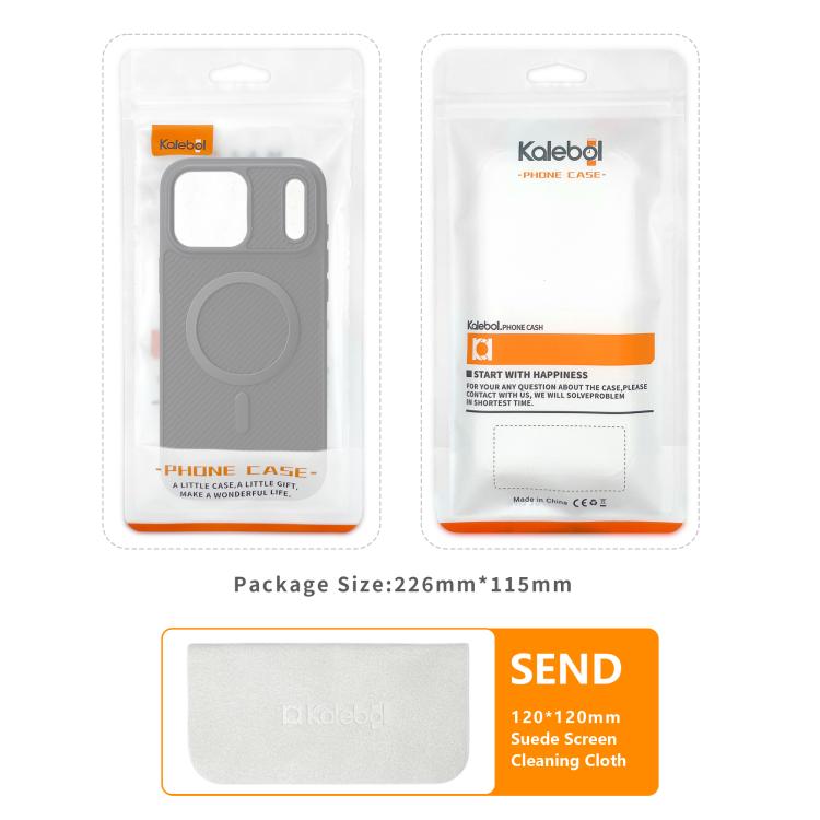 Ốp lưng điện thoại MagSafe sợi carbon Kalebol, dành cho iPhone 17 Pro Max, iPhone 17 Pro, iPhone 17, iPhone Air, iPhone 16 Pro Max, iPhone 16 Pro, iPhone 16 Plus, iPhone 16