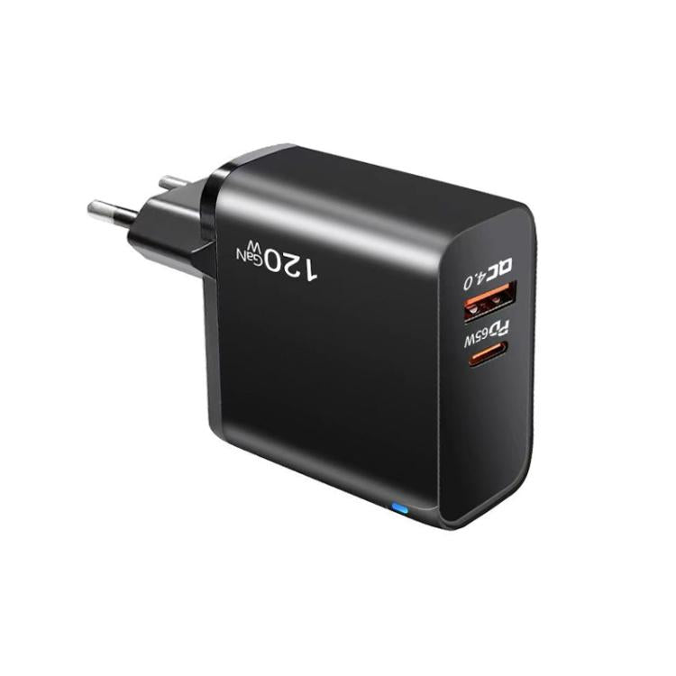 Bộ sạc tương thích hoàn toàn theo giao thức TE-PD65 GaN PD 65W + QC4.0 USB, phích cắm EU