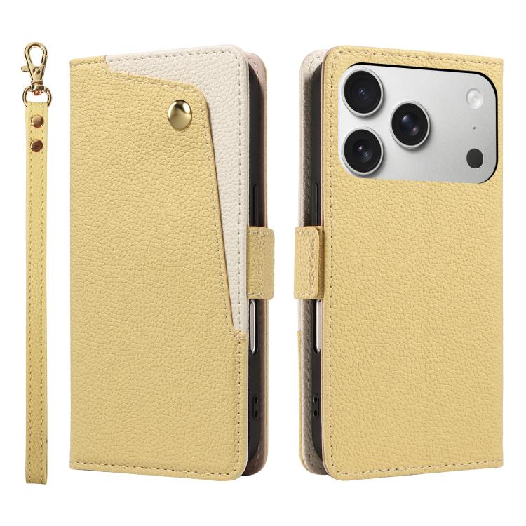 Ốp lưng da ví gương kết cấu vân vải Litchi, dành cho iPhone 17 Pro Max, dành cho iPhone 17 Pro, dành cho iPhone 17, dành cho iPhone Air, dành cho iPhone 16 Pro Max, dành cho iPhone 16 Pro, dành cho iPhone 16 Plus, dành cho iPhone 16