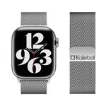 Dây đồng hồ thép không gỉ nam châm Kalebol, dành cho Apple Watch 46mm / 49mm / 45mm / 44mm, dành cho Apple Watch 42mm / 41mm / 40mm / 38mm