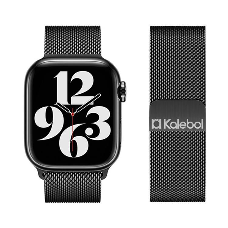 Dây đồng hồ thép không gỉ nam châm Kalebol, dành cho Apple Watch 46mm / 49mm / 45mm / 44mm, dành cho Apple Watch 42mm / 41mm / 40mm / 38mm