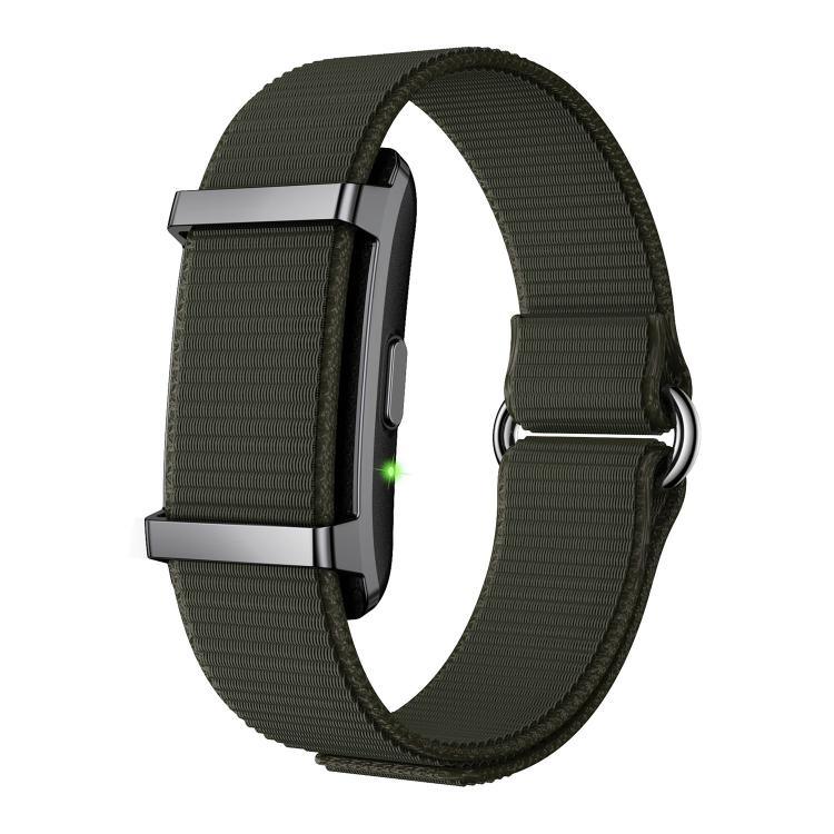 Vòng đeo tay thông minh BT không màn hình Y25, Dây nylon, Hỗ trợ theo dõi giấc ngủ / Nhịp tim / Ghi chép dữ liệu tập luyện